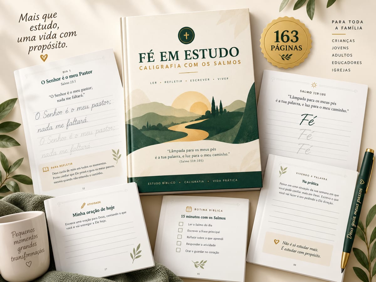 Conjunto de páginas da Fé em Estudo